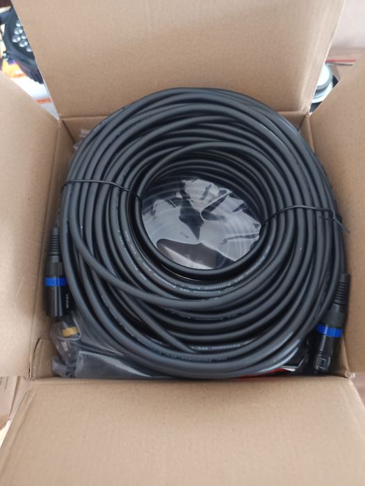 Cabos audio e dmx xlr 3pin 30metros