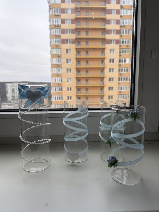 Набор из 24 ваз, свадебная декорация своими руками