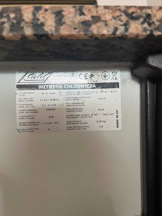 Sprzedam Ladę chłodniczą