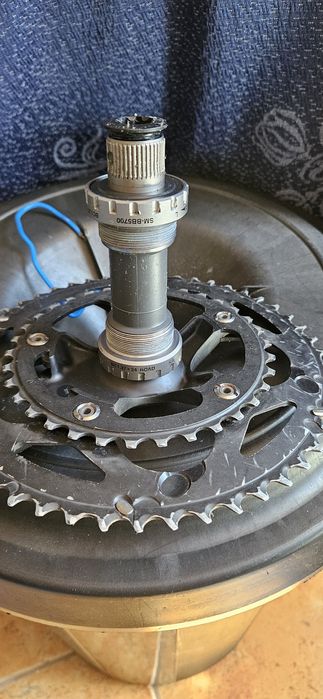 Pedaleiro Shimano 105 - 50/34 10 velocidades