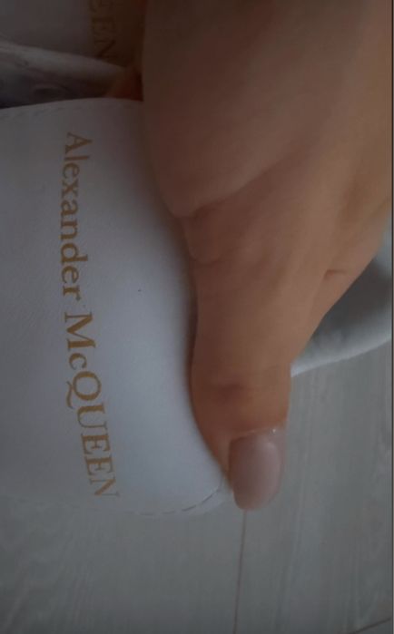 Нові шкіряні  кеди Alexander McQUEEN