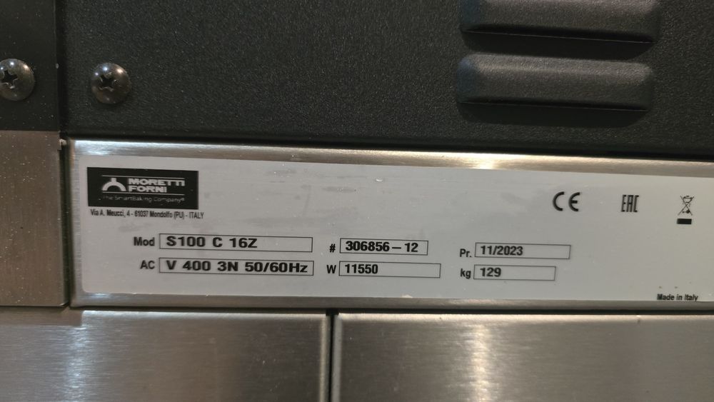 Piec Moretti serie S 100