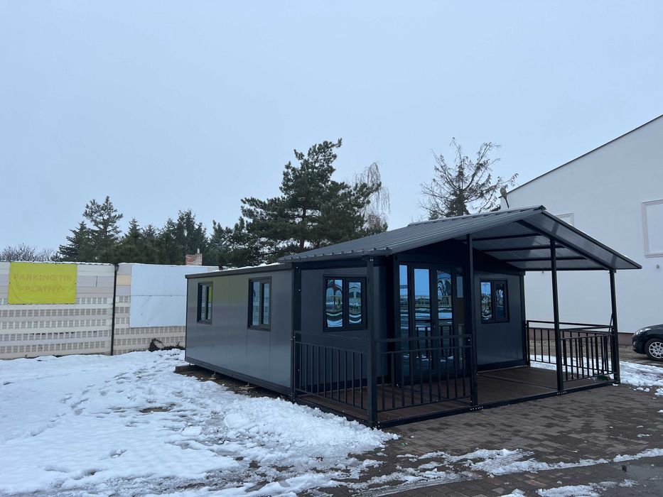 Nowoczesny domek kontenerowy 35m2