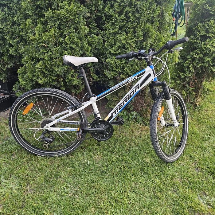 Rower dziecięcy biało-niebieski