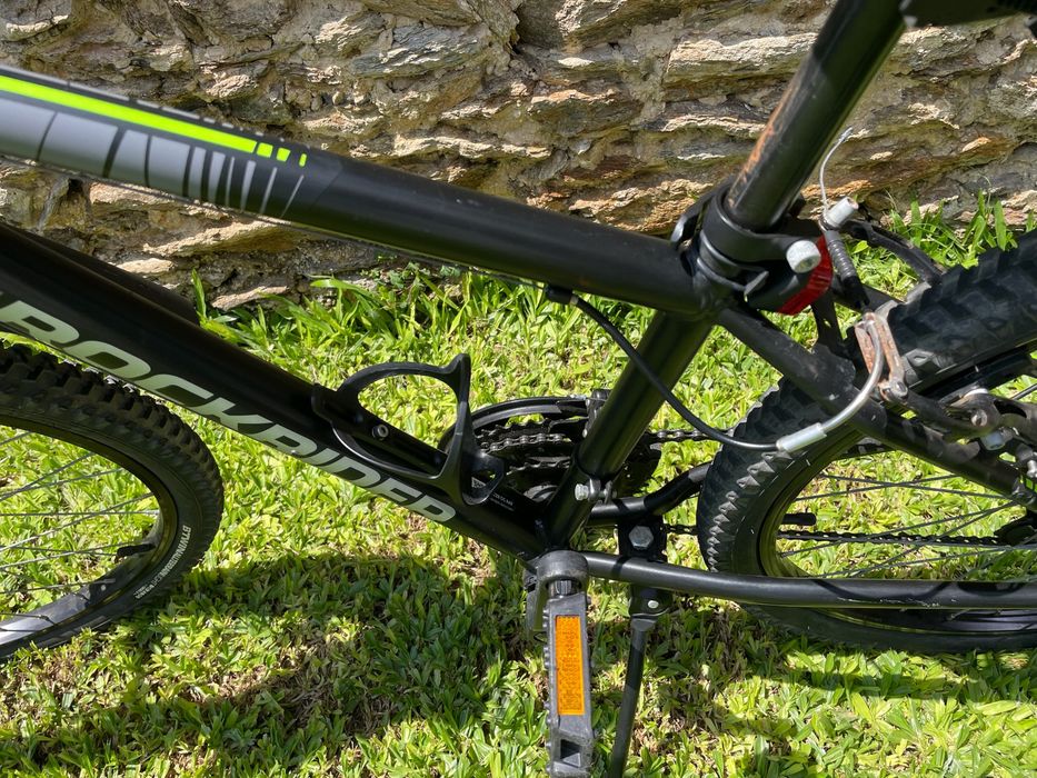 Bicicleta BTT Rockrider ST 500 com suspensão e extras