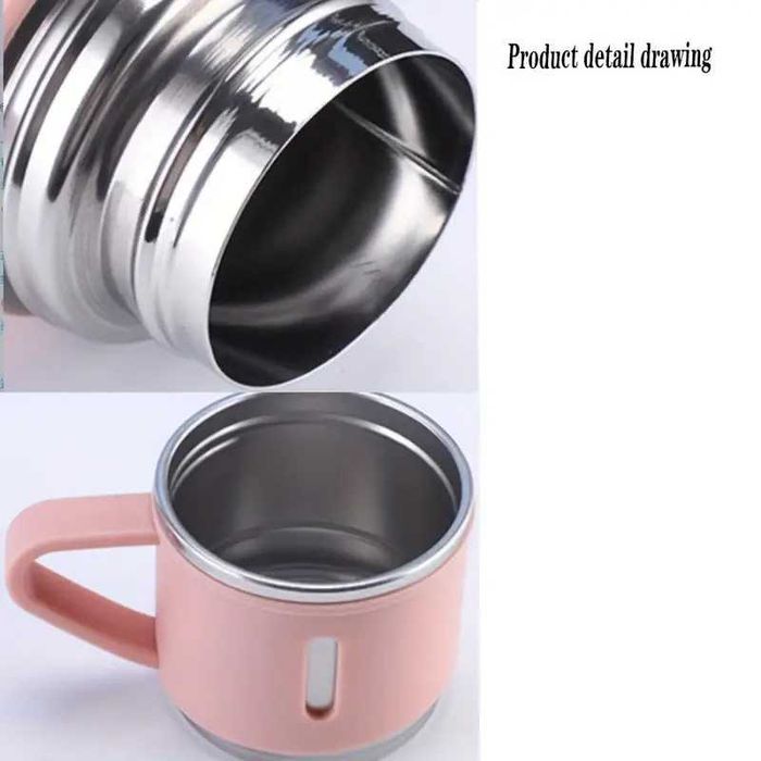 Garrafa térmica com chávena ou Conjunto de oferta. Novas.