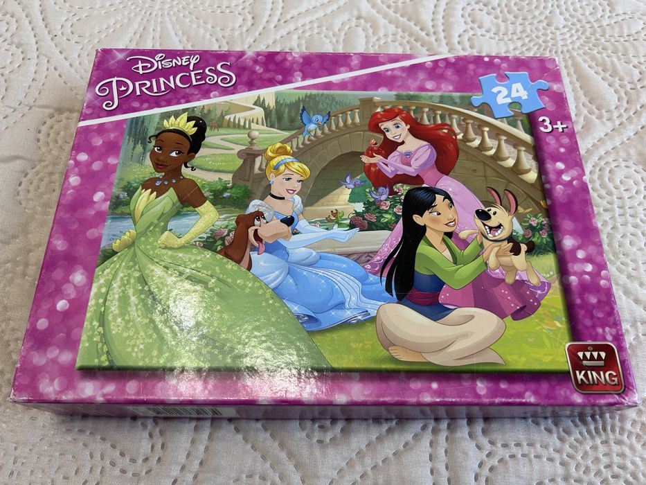 Puzzle dla dzieci, 3 Plus, z księżniczkami, firma King
