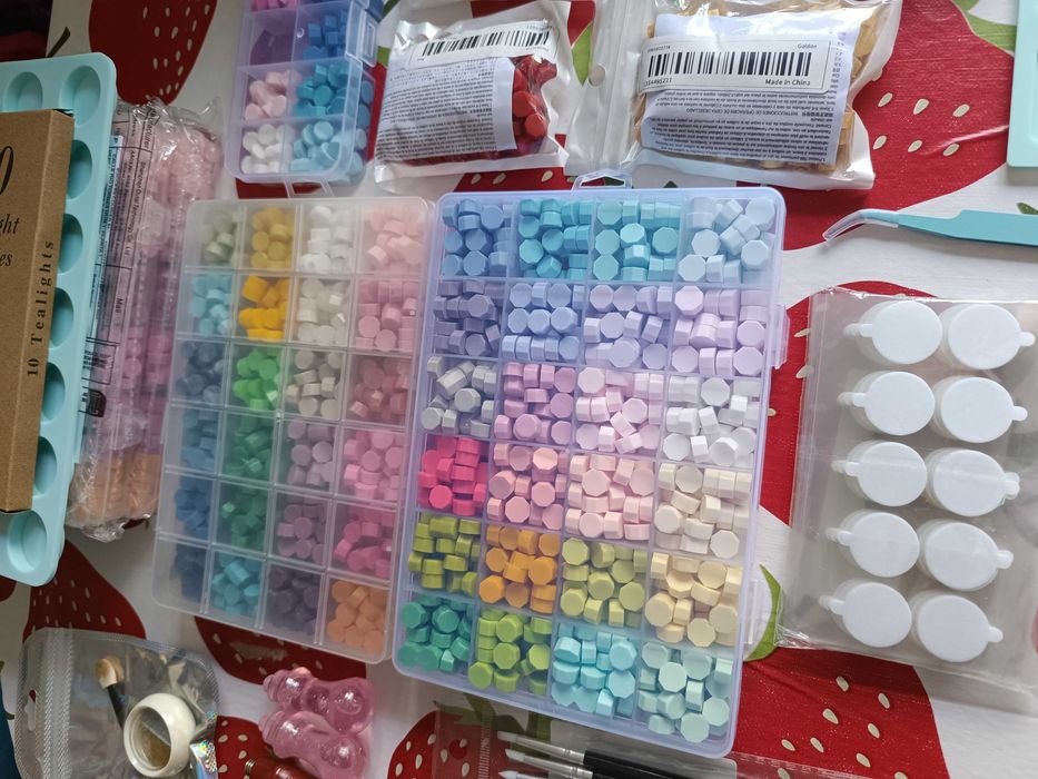 Conjunto para selos de cera