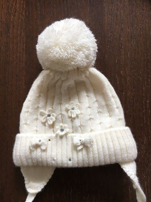 Шапочка зимняя для девочки