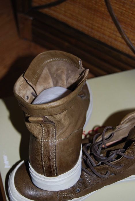 A.S. 98 Sagit skórzane botki do kostki militare skóra naturalna 42
