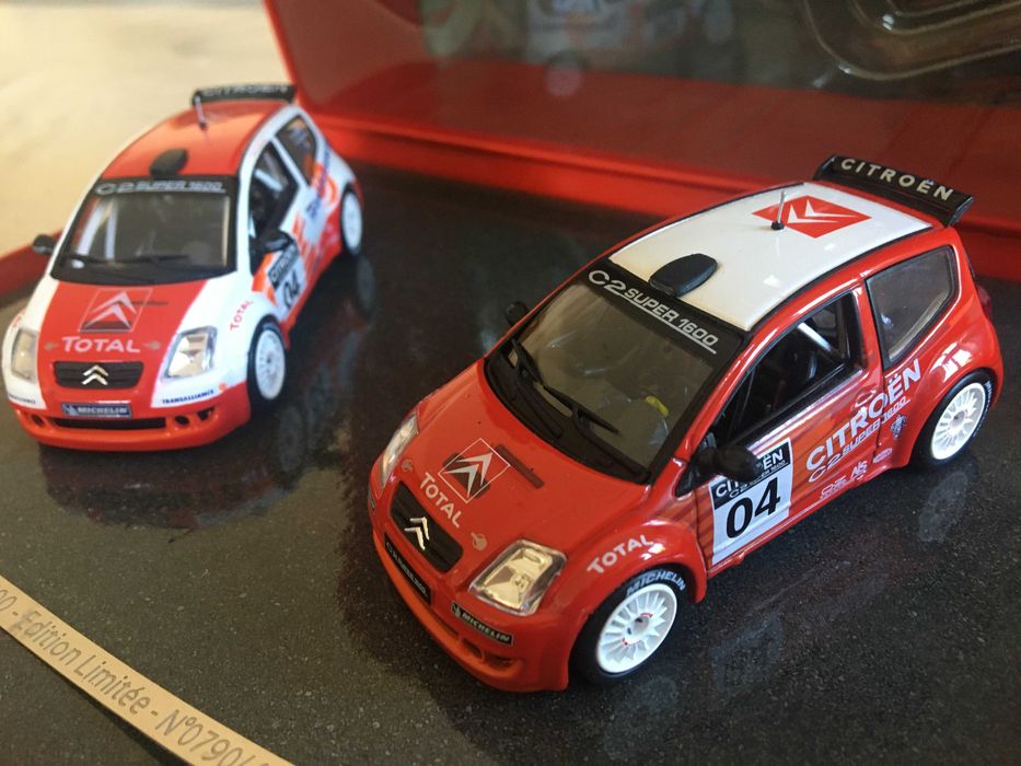 Set Norev 1:43 Citroen C2 S1600 rally WRC