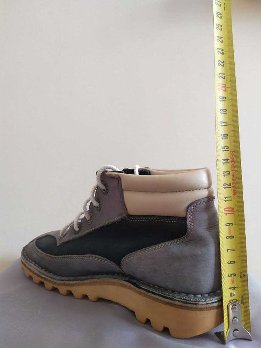 Оригінальні шкіряні черевики Kickers (Made in France) — Розмір 37