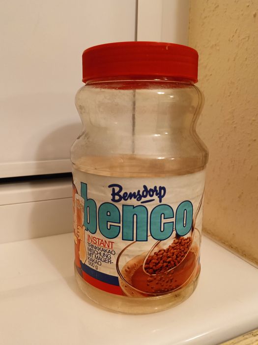 PRL dary z paczek NRD ddr Benco Kakao instant opakowanie vintage 80 te
