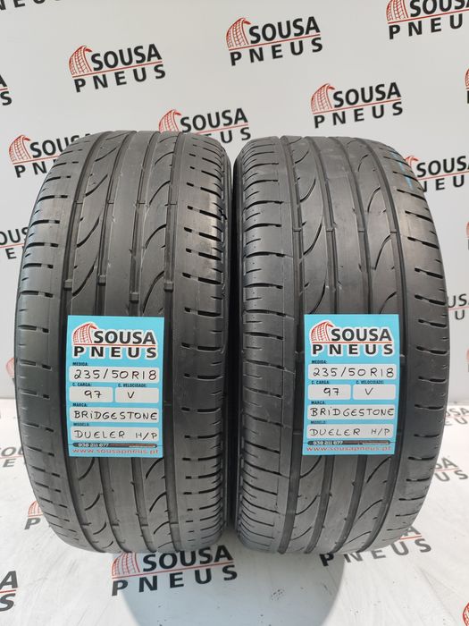 2 pneus semi novos 235-50R18 Bridgestone - Oferta dos Portes