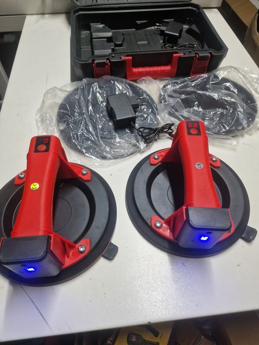 Conjunto de 2 ventosas elétricas a vácuo com bateria,  8 polegadas,