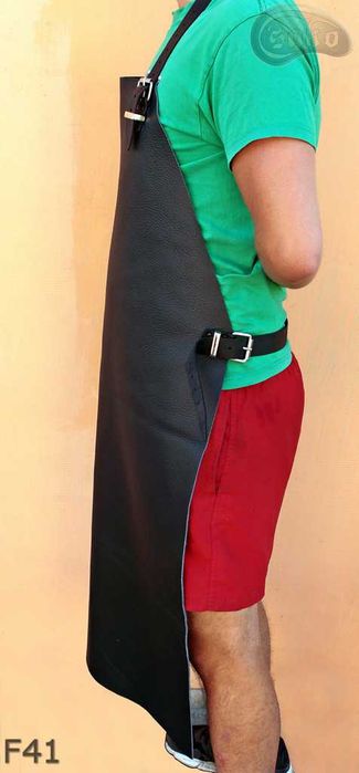 Skórzany fartuch ochronny F41 spawalniczy/kucharski/grillowy/ślusarski