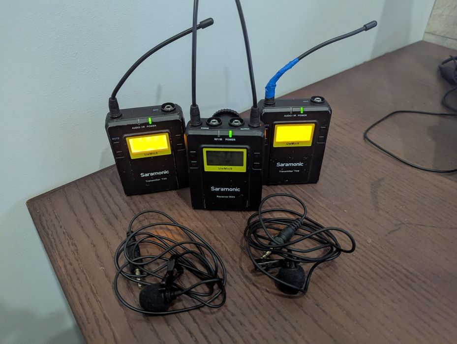Saramonic uwmic9 бездротова система радіо петлички