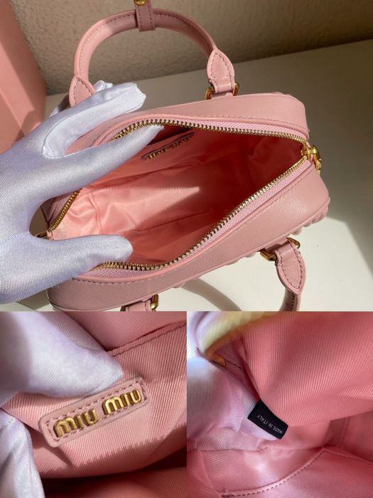 Сумка Miu Miu рожева люкс