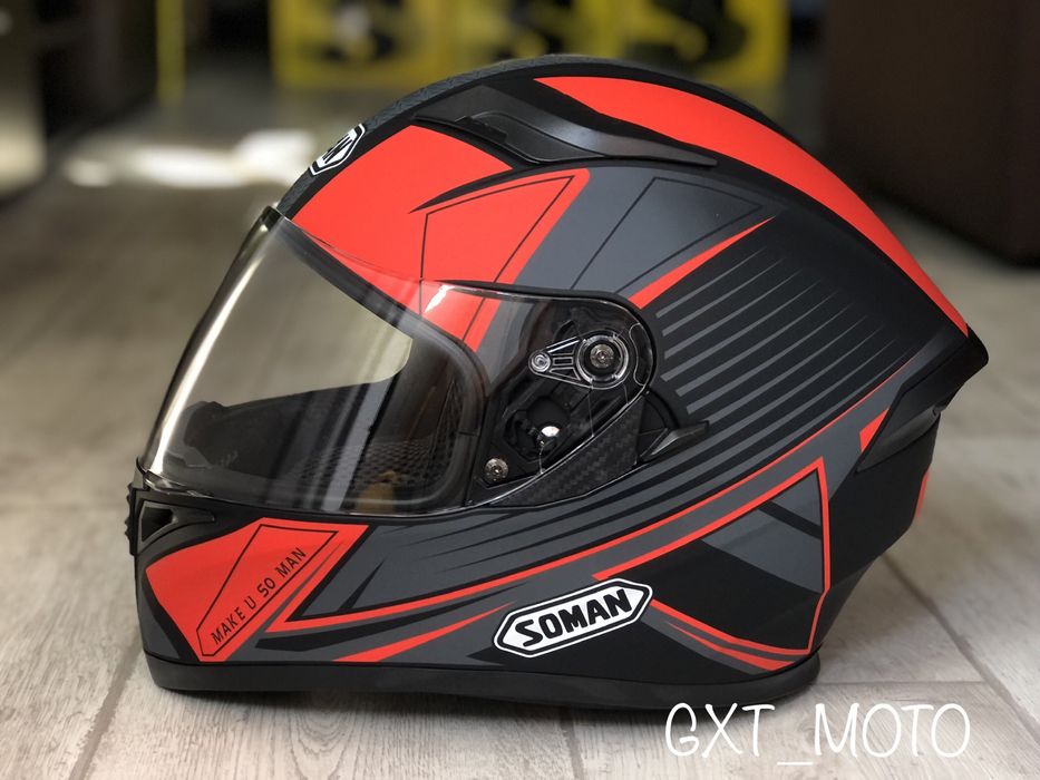 Мотошолом Мотошлем Soman шлем