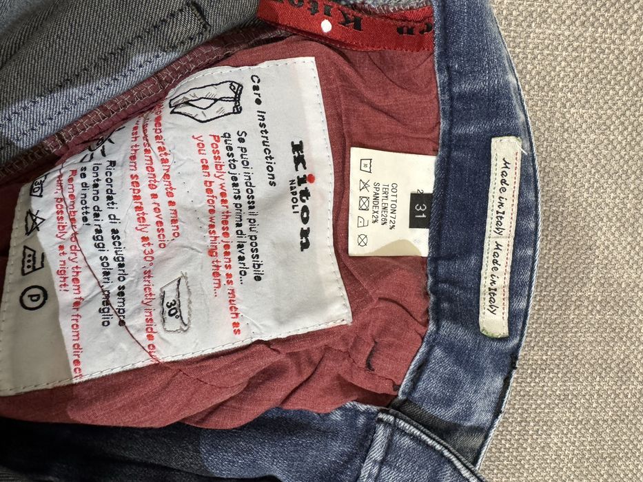 Джинчы синие , Kiton, новые