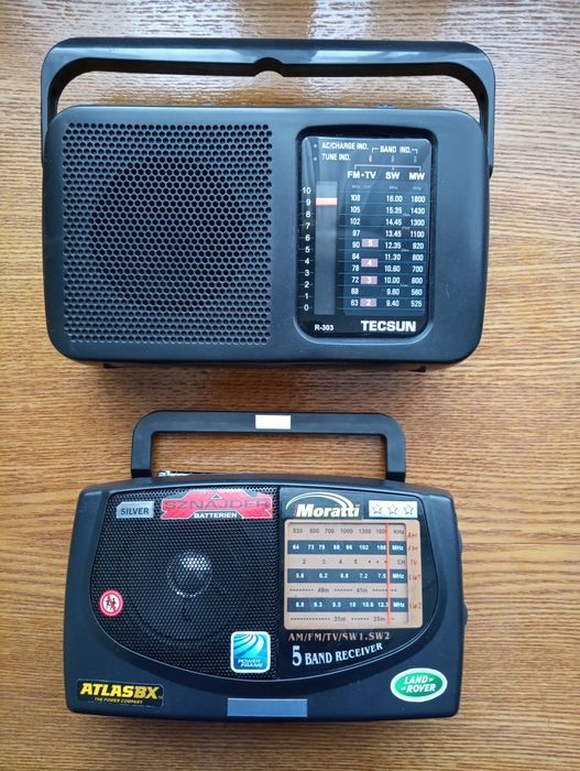 Радиоприемник Moratti, Tecsun R-303 с аккумулятором 18650.