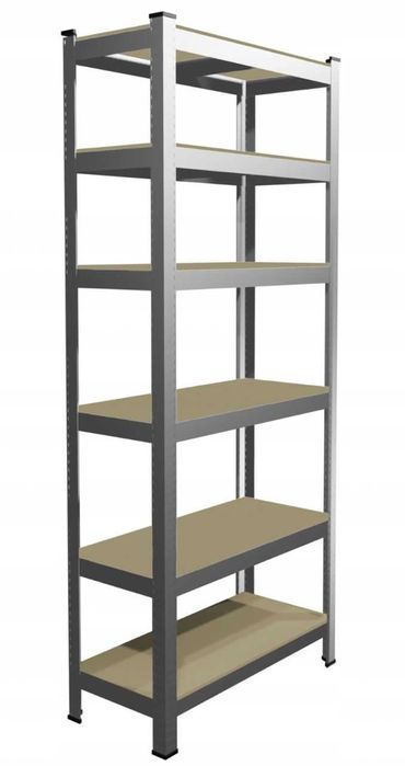 Стелаж металевий 220x90x40, 6 полиць
