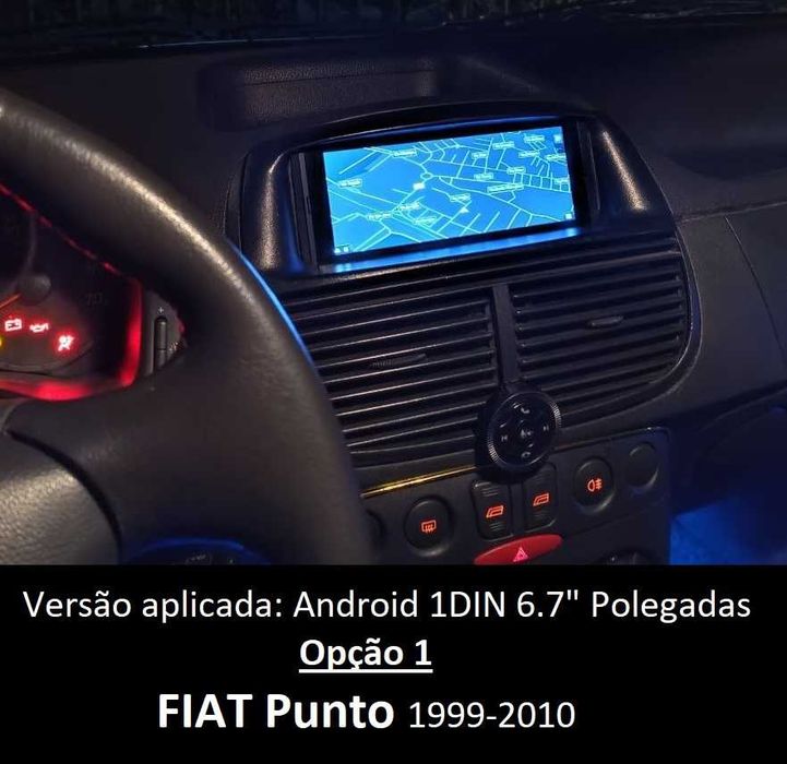Rádio 1DIN Android • FIAT Punto Brava Marea Linea Palio Multipla • GPS