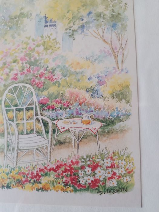 Stare wydruki akwareli Danielle Lebeau