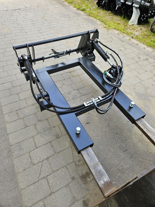Adapter hydrauliczny z ramką euro na widły  paletowe .