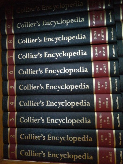 Collier's Encyclopedia, Collier's Dictionary, and Collier's Year Book64283843420547124