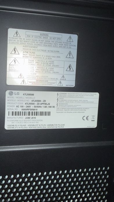 Tv LG Lcd 47 polegadas