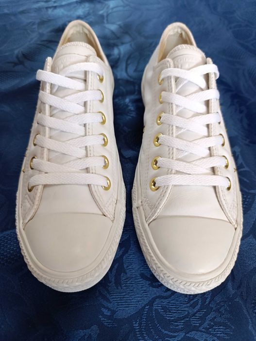 Кеди жіночі шкіряні Converse All Star Studded