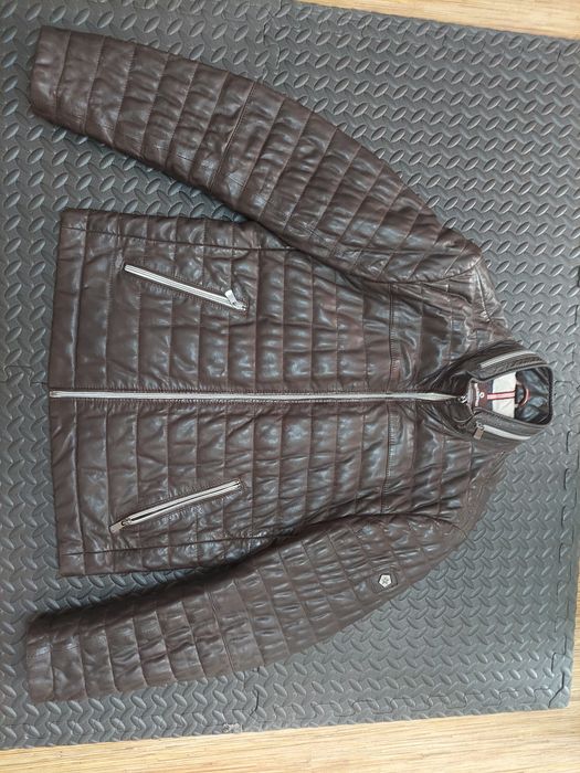 Kurtka skórzana Milestone klasa premium nowa M