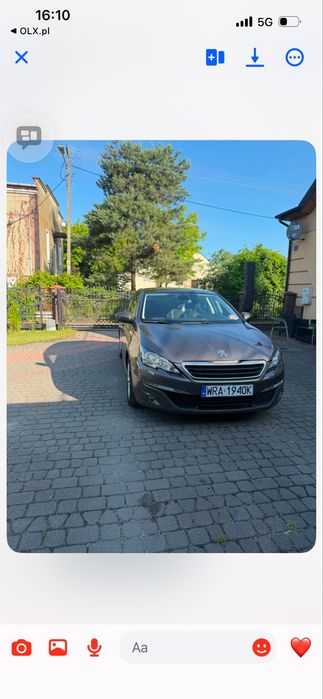 Samochód osobowy peugot308