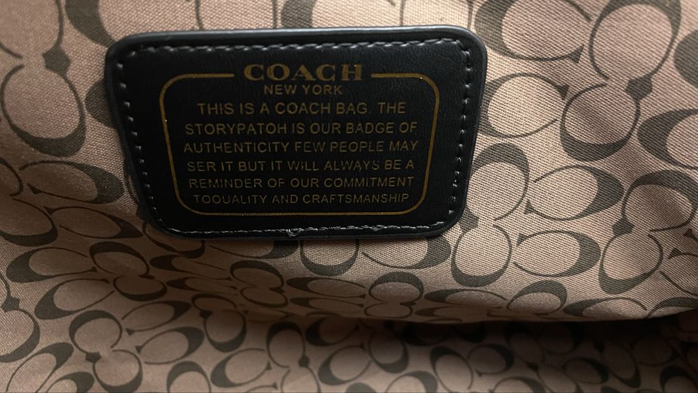 Conjunto / Mala de Ombro Coach New York - 3 Peças (Novas)