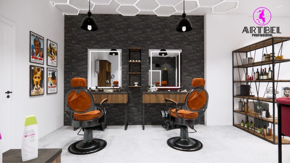 Mobiliario barbearia