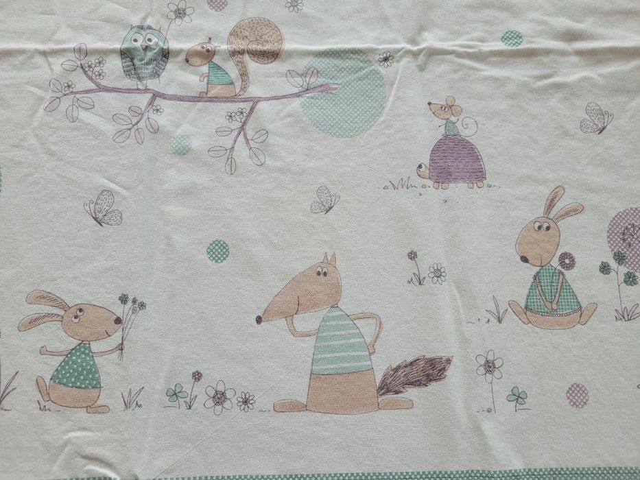 Pościel dziecięca 40x60 90x125 zwierzęta leśne
