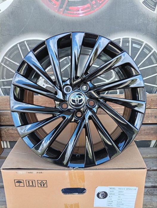 777 Новые черные диски R18 5/114.3  Toyota Corolla Camry Rav4 Lexus ES IS