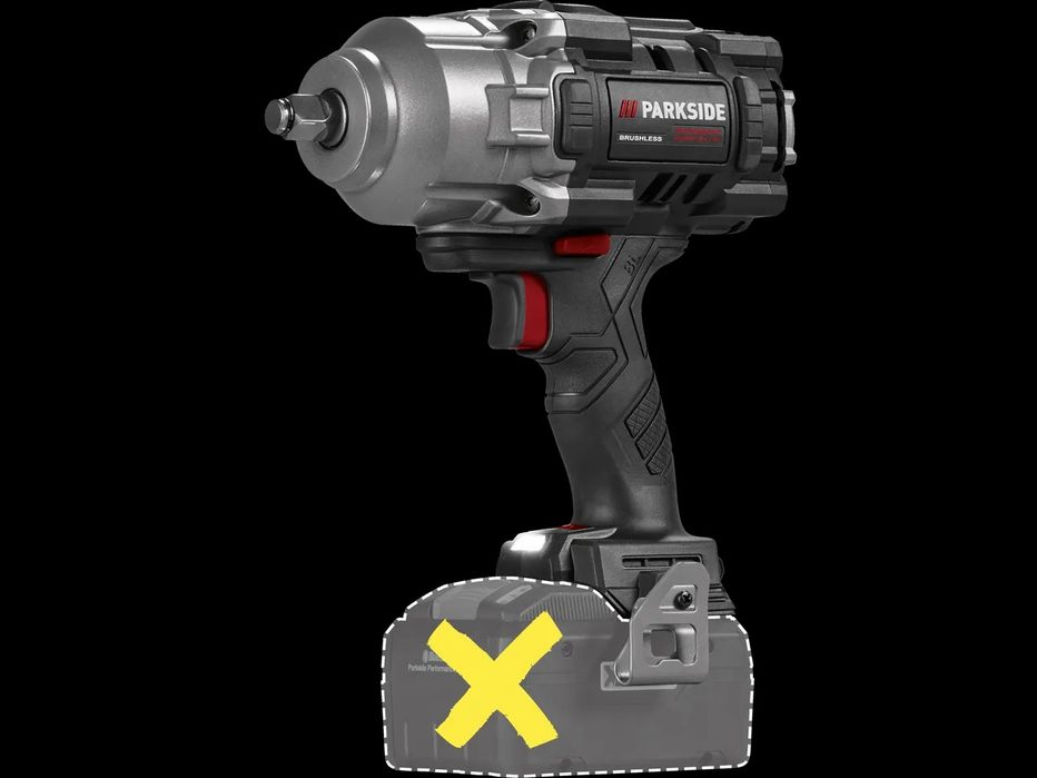 Мошний Акумуляторний ударний гайковерт Парксайд PASSP 20-Li C4