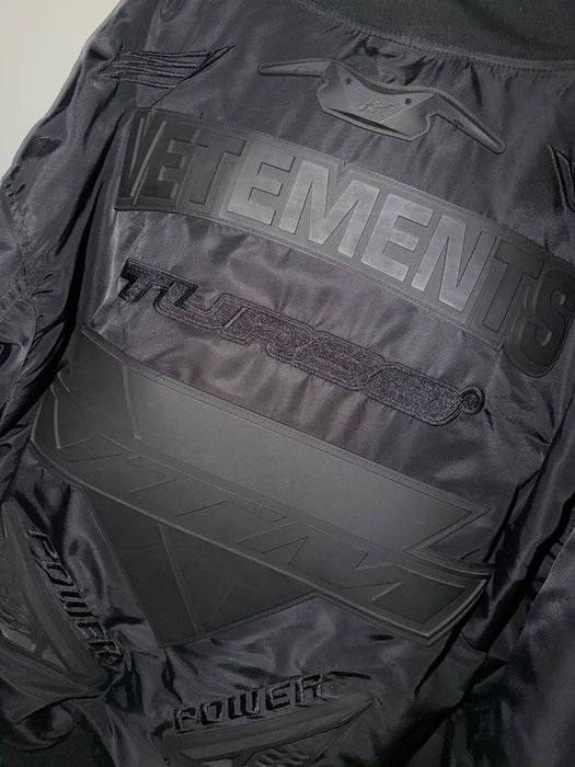 Бомбер Vetements Alpha Industries Black