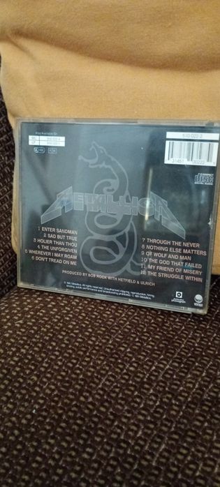 CD Metallica black álbum 1a edição