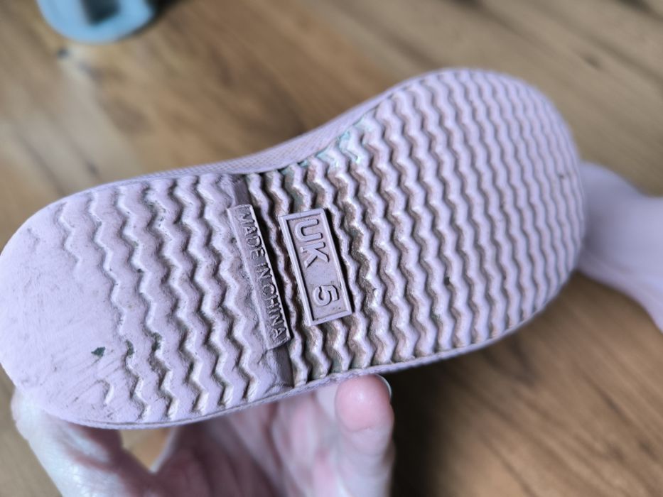 Hunter kalosze dziecięce pudrowy róż 14.5 cm