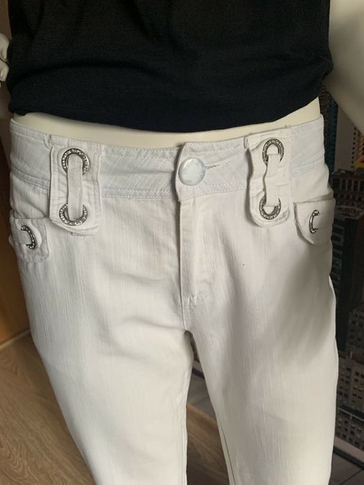 Брюки белые, котон, хлопок