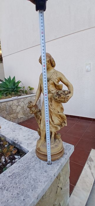 Estátua escultura gesso 60's