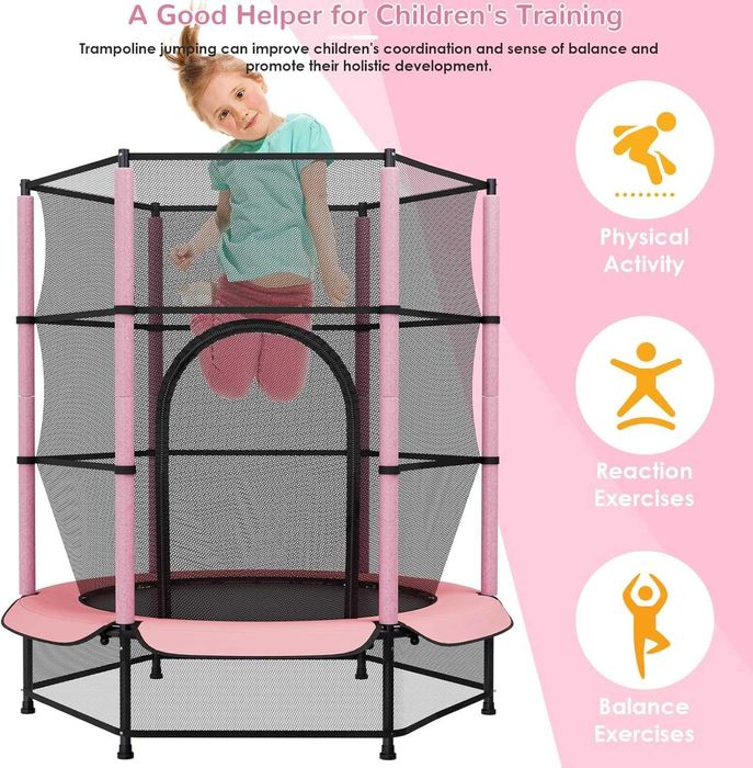 Nowa trampolina 140cm/ skocznia/ zabawa/ do ogrodu/dla dzieci !A2823!