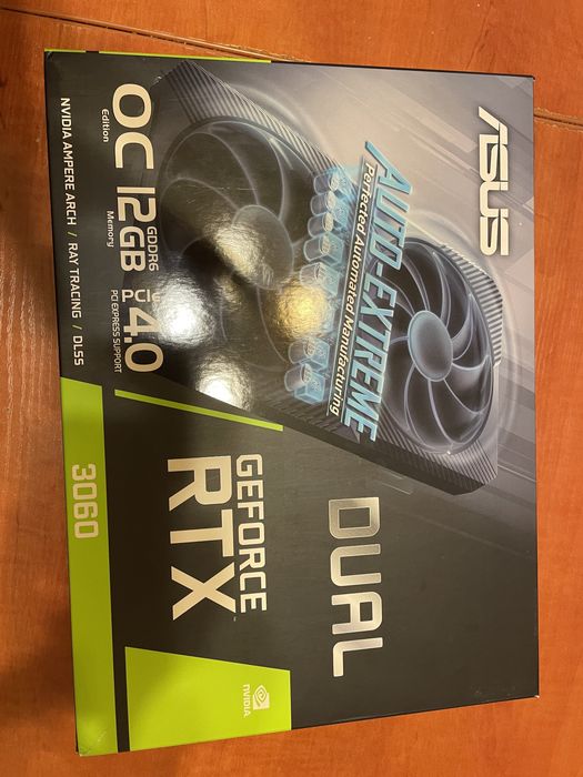 Karta graficzna Asus dual RTX 3060 12GB, na gwarancji