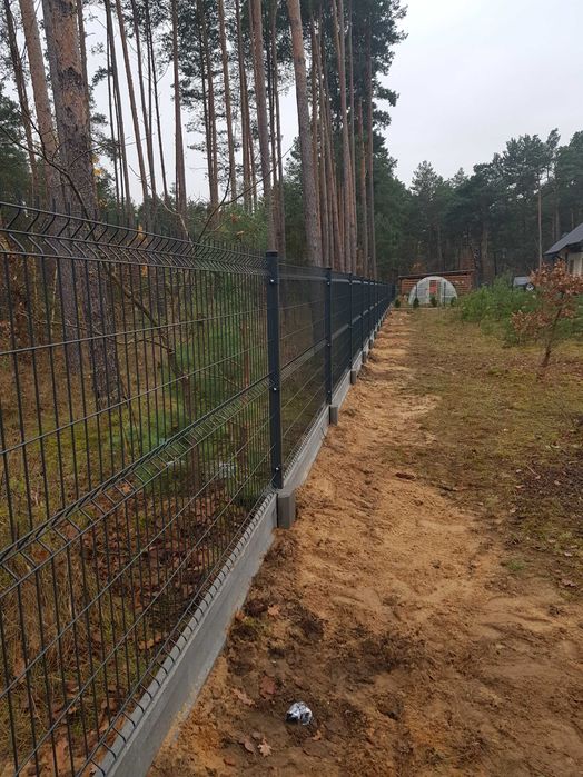 PROMOCJA Ogrodzenie panelowe 133cm 4mm podmurówka Komplet 62zł/mb