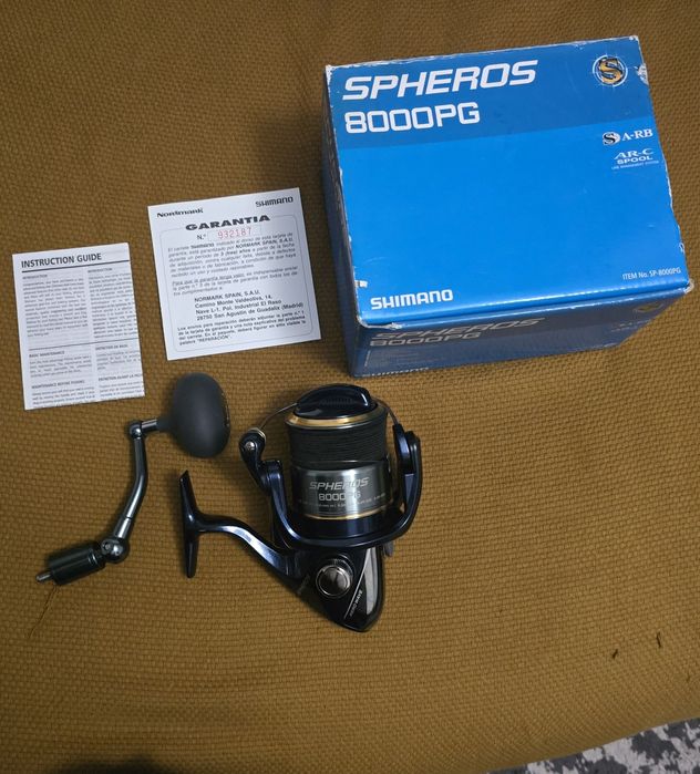Conjunto de carreto e cana para pesca de  barco(Shimano+Barros)