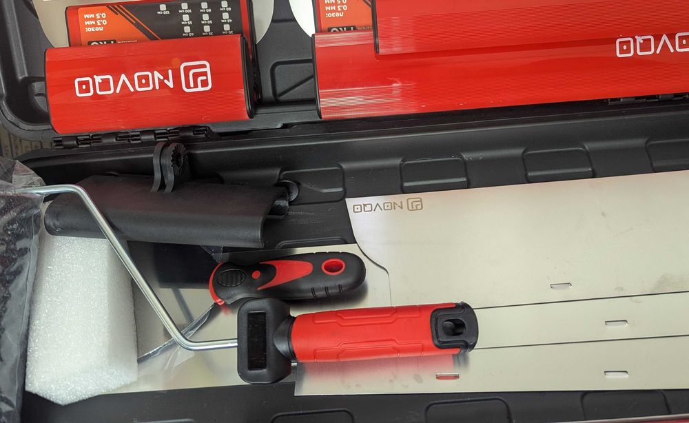 Шпателя для механічного нанесення NOVQO FINISH PRO лезо 0,3 + 0,5мм