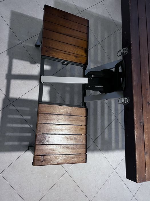 Mesa campismo com cadeiras
